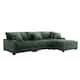 118.4"W Plush Modular Sectional Sofa with Pillows