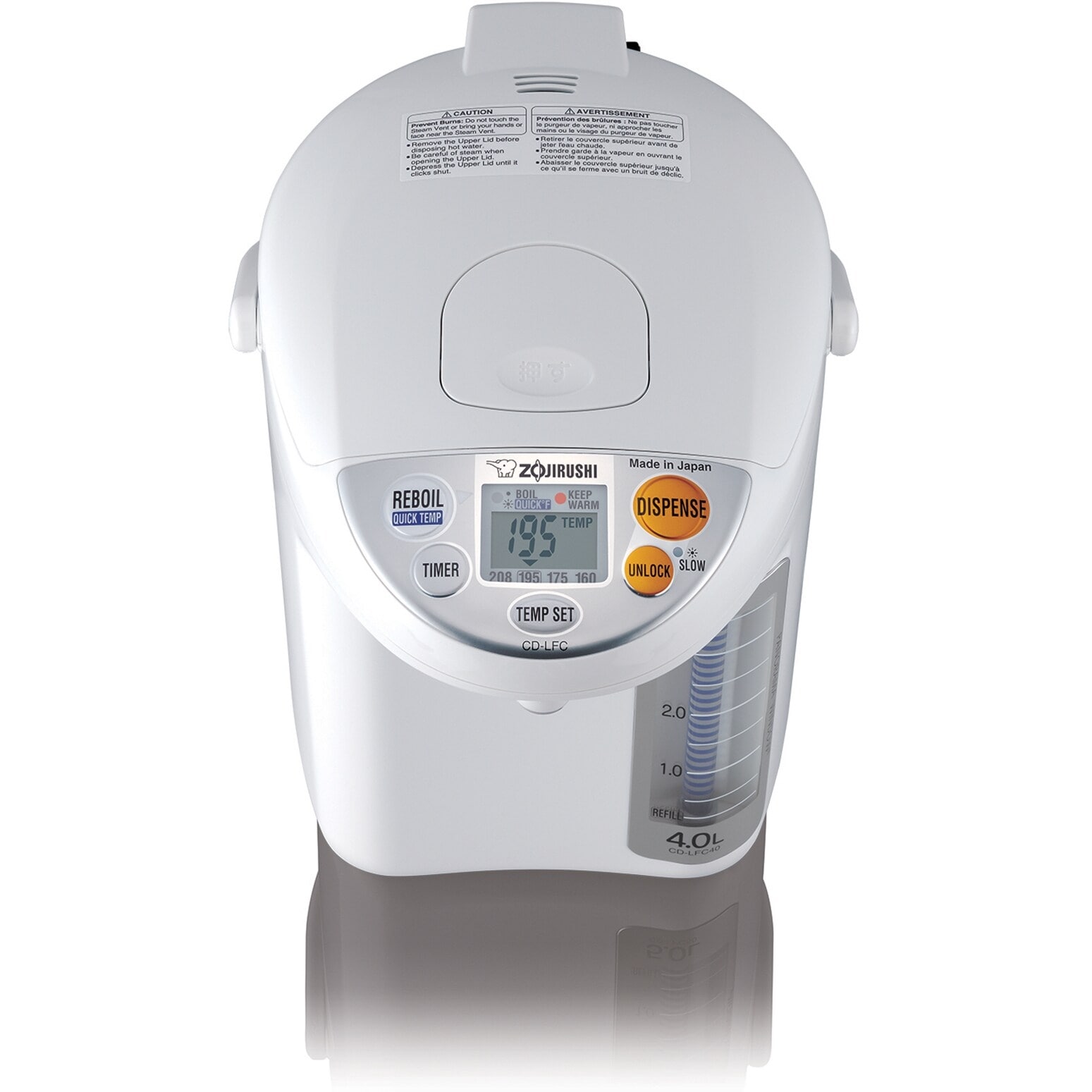 Zojirushi water dispenser hot sale