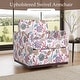 preview thumbnail 143 of 154, Set of 2 Modern Swivel Accent Armchairs Upholstered Arm Chairs