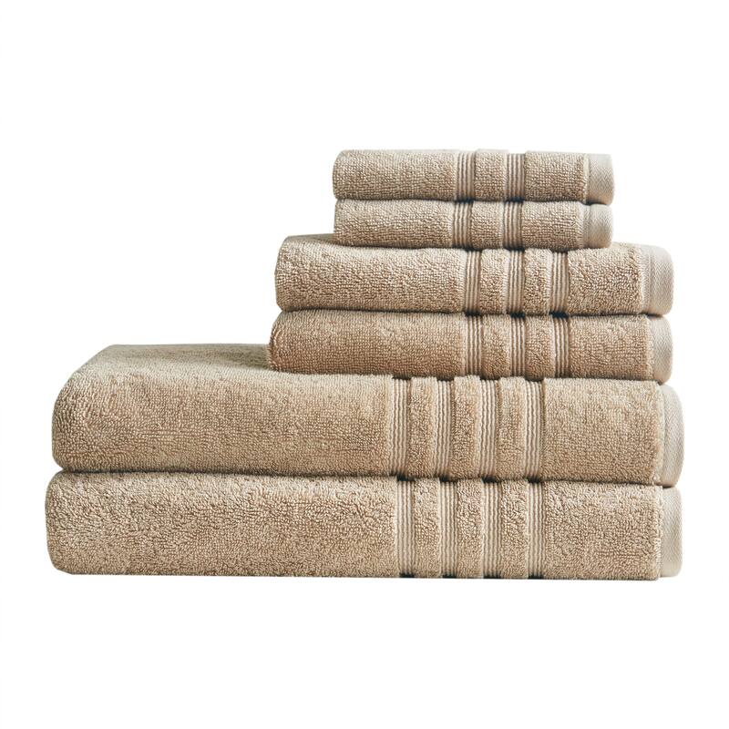 Madison Park Nurture Sustainable Antimicrobial Bath Towel 6 Piece Set