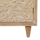 preview thumbnail 5 of 6, Light Brown Wood Farmhouse Cabinet