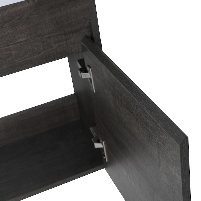 18 Inch Single Sink Bathroom Vanity with Soft Close Door, 18x10