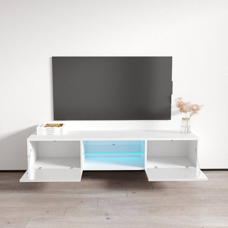 Strick & Bolton Hadi Wall-mounted High Gloss 63-inch TV Stand