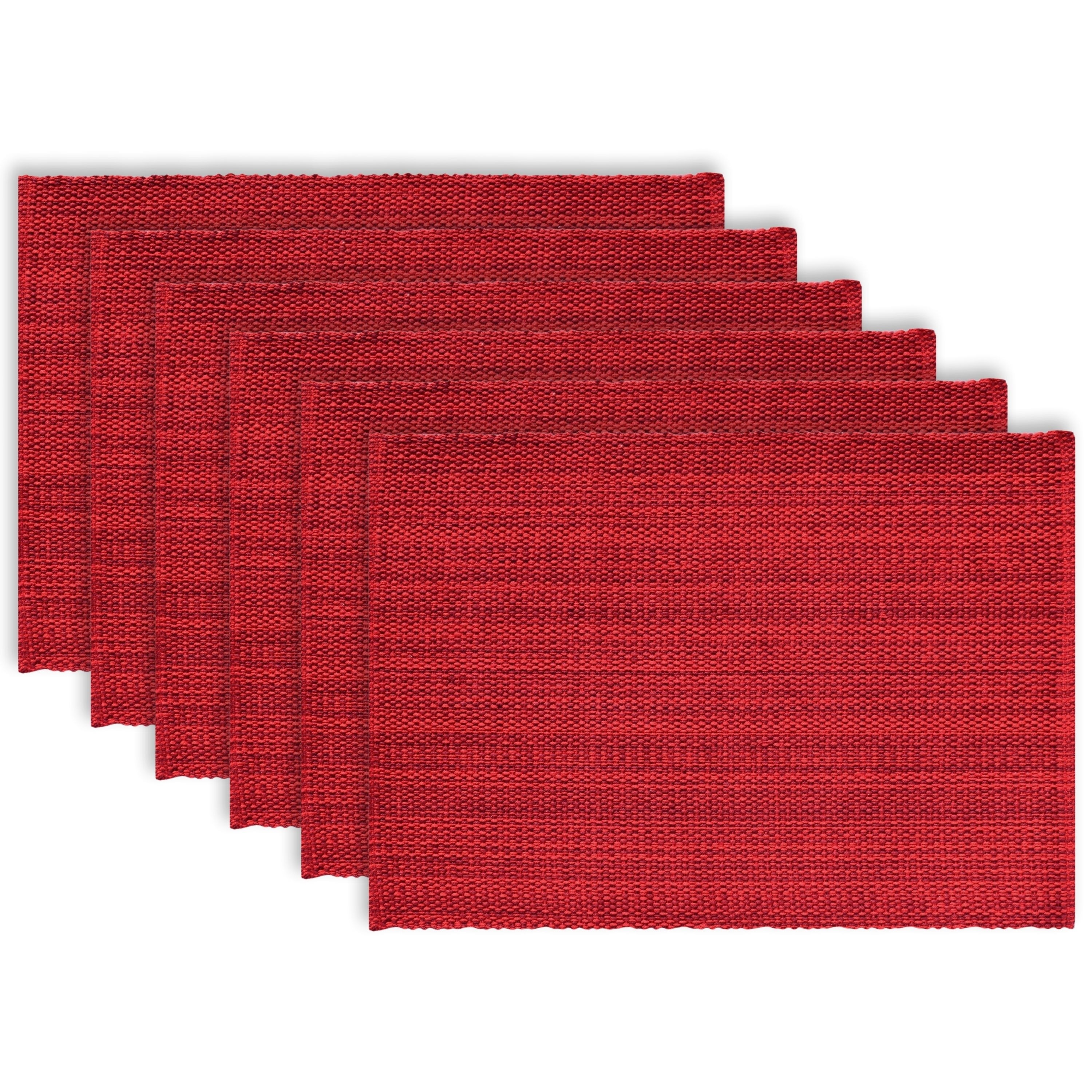 Fabstyles Casual Classic Cotton Placemat Set of 6 - 13x19