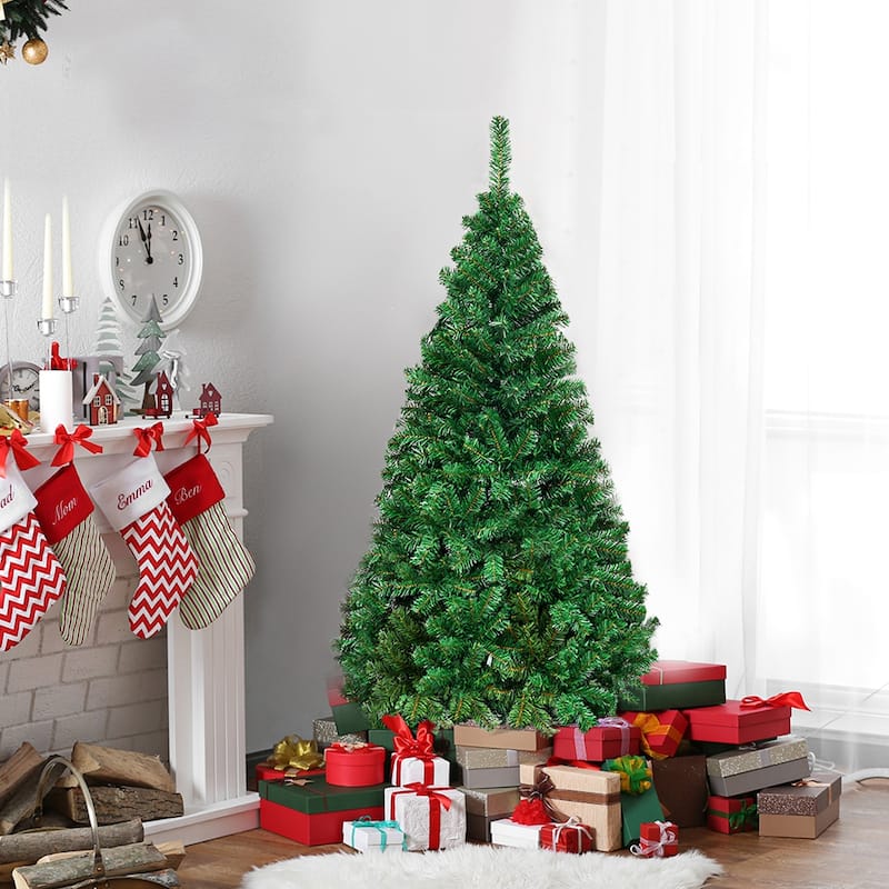 5'/6'/7'/8' Green Artificial PVC Christmas Tree with Stand