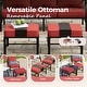 preview thumbnail 81 of 119, MAISON ARTS Outdoor Sofa Set 4/6-Piece Patio Conversation Set with 45'' Gas Fire Pit Table