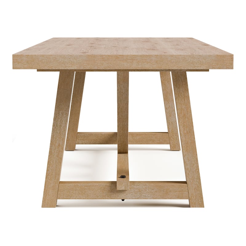 Furniture of America Rockinwel Modern 5-Piece Natural Oak Wood Dining Table Set