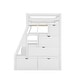 preview thumbnail 66 of 83, Wood Loft Bed with 7 Drawers 2 Shelves, Ladder and Desk for Kids, Bedroom