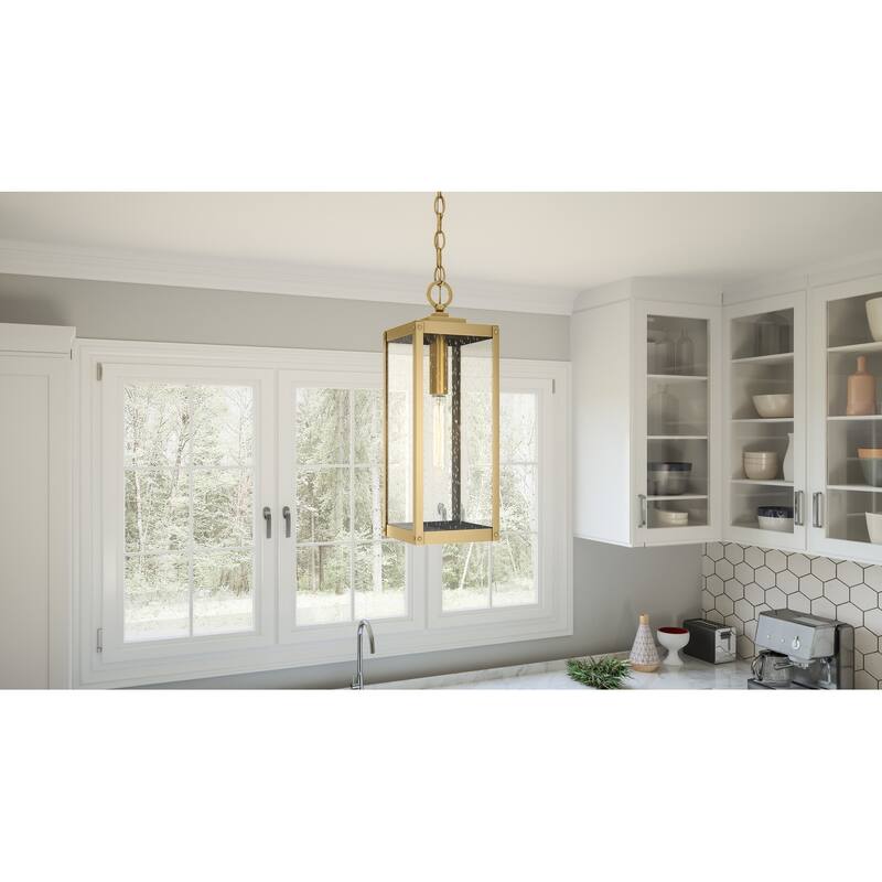 Westover 1-Light Antique Brass Mini Pendant
