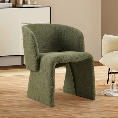 Modern Dining Chair Accent Chair Single Sofa Chair,Upholstered Side Chair Teddy Comfy Chair