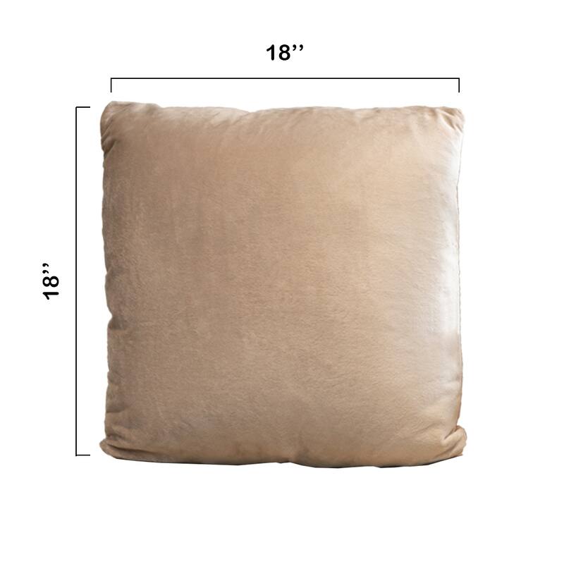 Cheer Collection Set of 2 Hollow Fiber Filled Couch Pillows