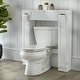 preview thumbnail 14 of 13, Simple Living Space Saver Bathroom Storage Cabinet White