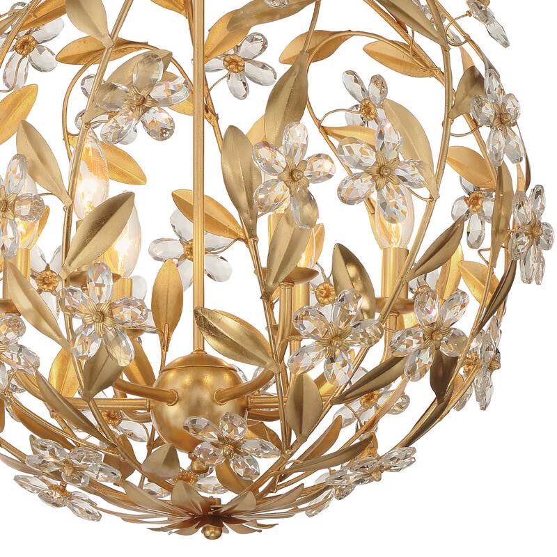 Crystorama Lighting Group MSL-316 Marselle 6 Light 22" Wide Crystal