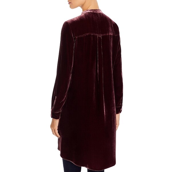 eileen fisher dolman sleeve velvet top