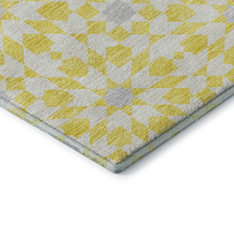Premium Washable Super Soft Modern Mosaic Mayfield Rug
