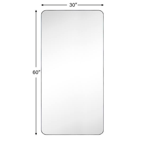 dimension image slide 16 of 21, TEHOME Kengston Modern & Contemporary Rectangular Bathroom Vanity Mirror
