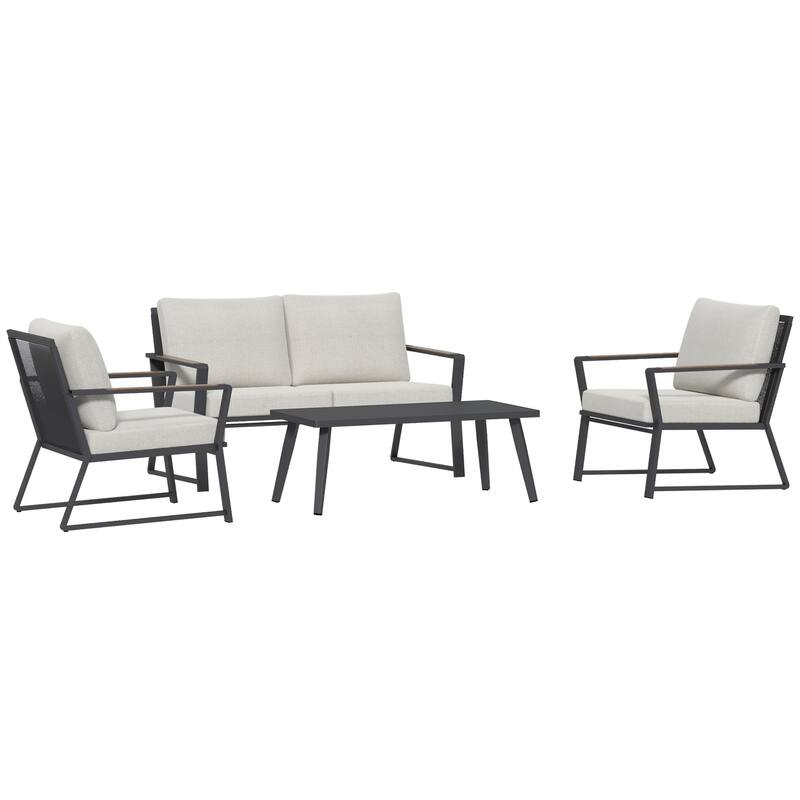 Outdoor Garden Sofa Set with Armchairs