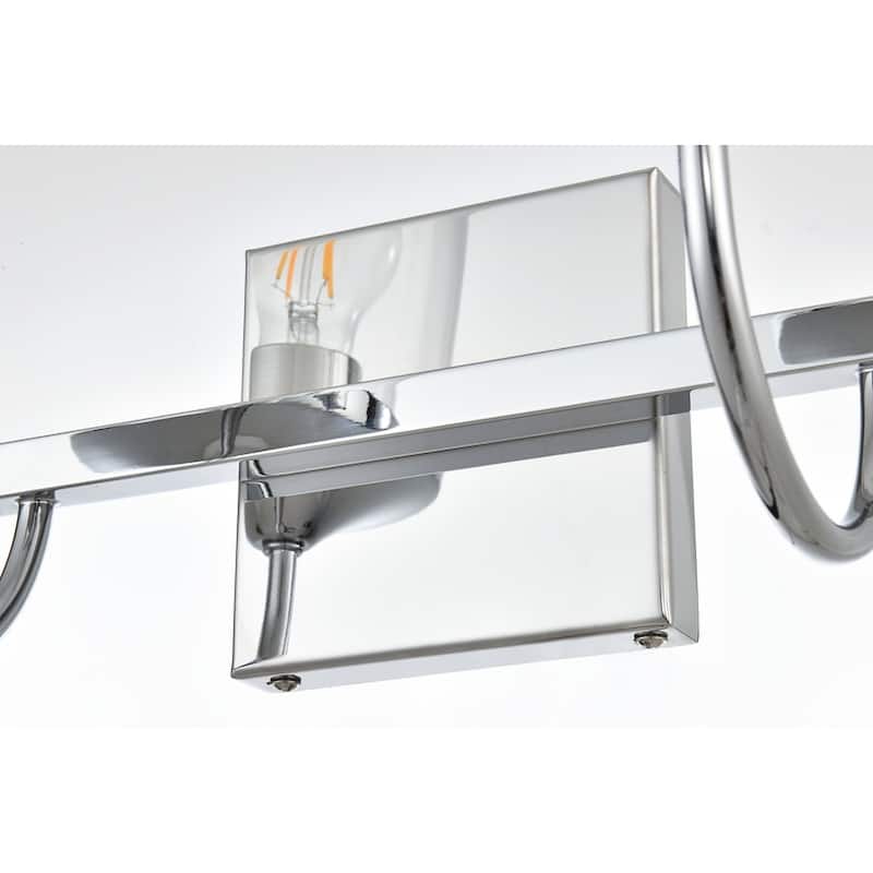 Avant 1 Light Black and Clear Bath Sconce