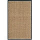 preview thumbnail 74 of 169, SAFAVIEH Natural Fiber Marina Basketweave Seagrass Rug 2' x 3' - Natural/Blue