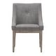 preview thumbnail 24 of 70, Voyager Button Tufted Slope Arm Linen Dining Chair (Set of 2) by iNSPIRE Q Artisan