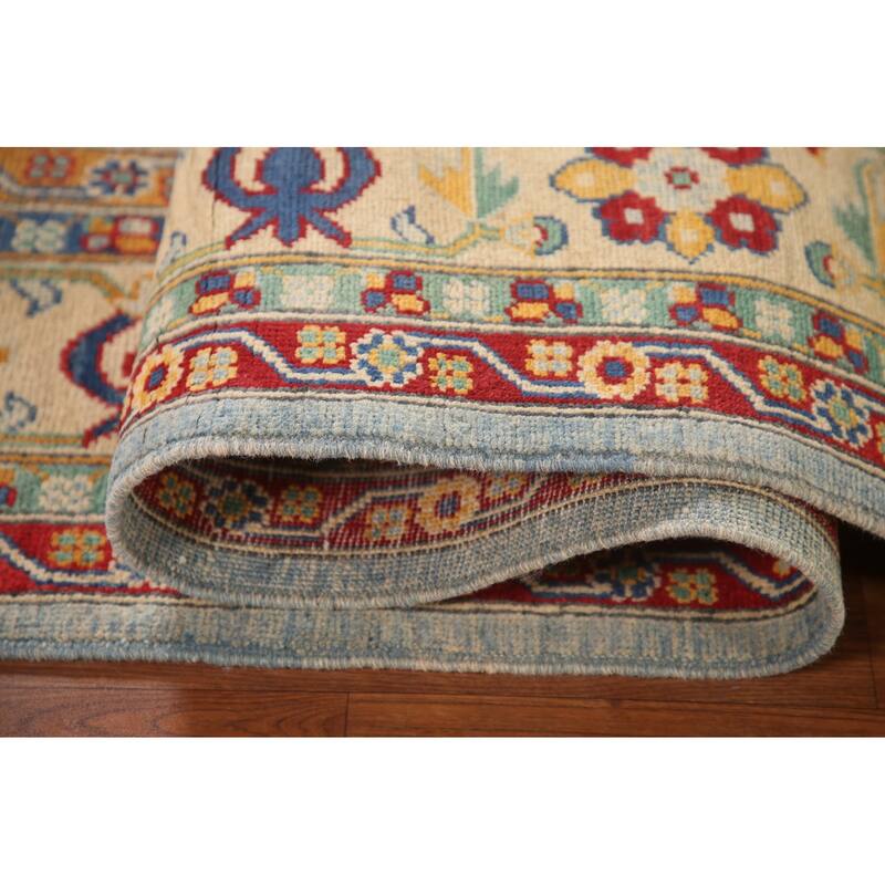 Kazak Oriental Area Rug Handmade Bedroom Wool Carpet - 6'9" x 9'9"