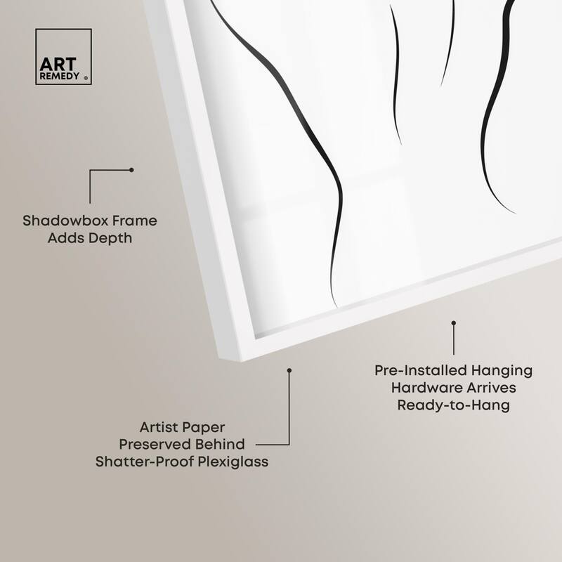 Woman in Contour II Shadowbox by Art Remedy