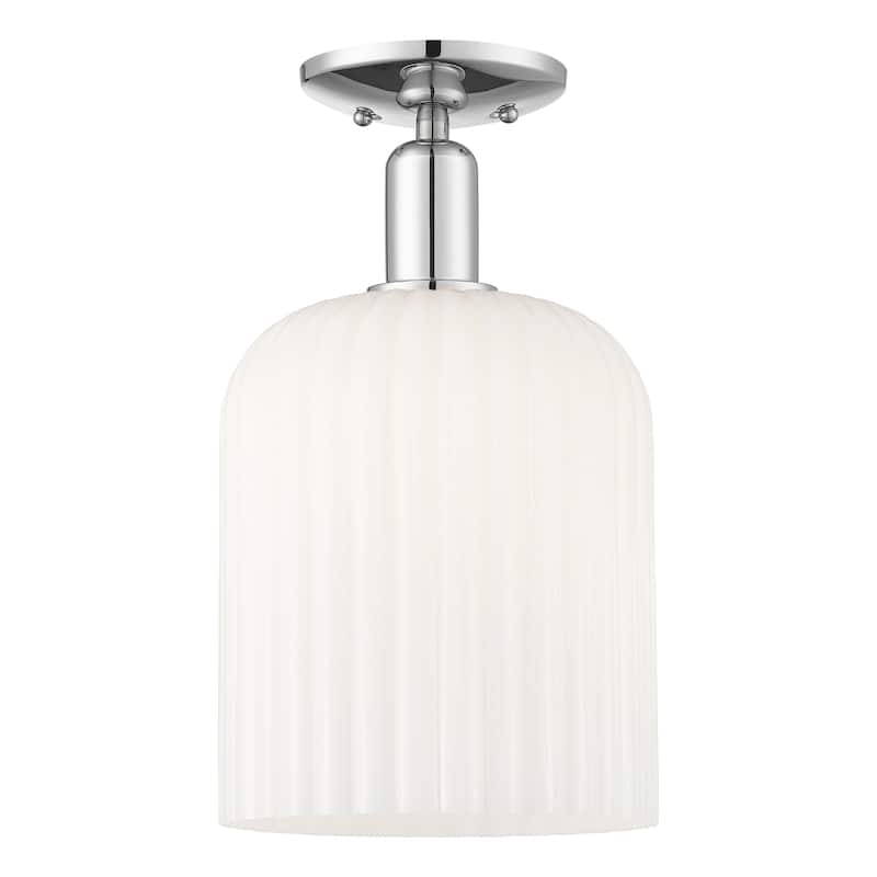Innovations Lighting Endless Possibilities Arcadia - Bridal Veil - 1 Light 8" Semi-Flush Mount