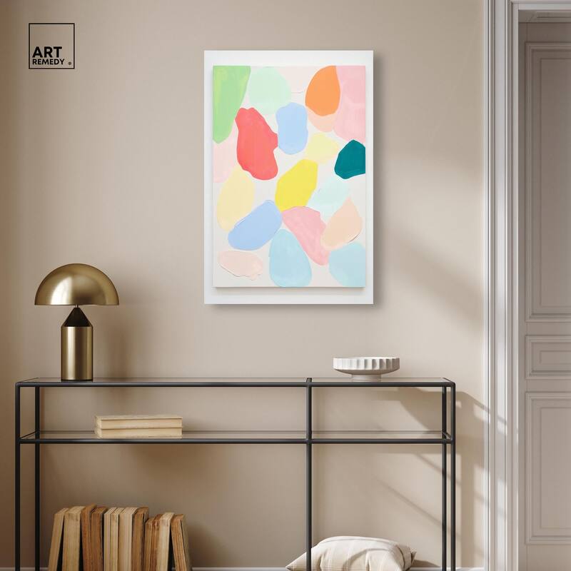 Sorbet Smudges II Canvas by Art Remedy, Gallery Wrapped
