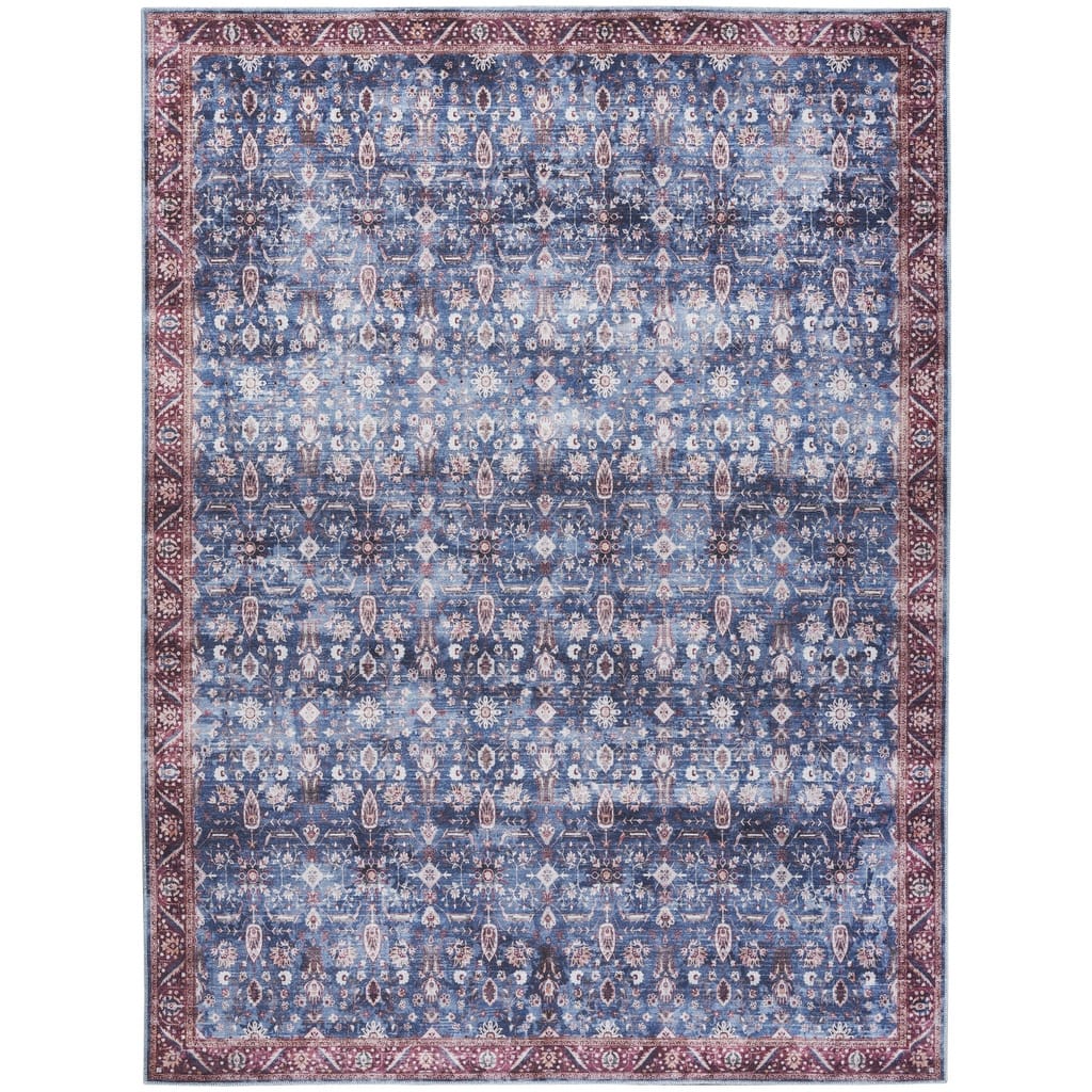 Nohis Power Loomed Distressed Non Skid Area Rug By HomeRoots - 8' x 10'