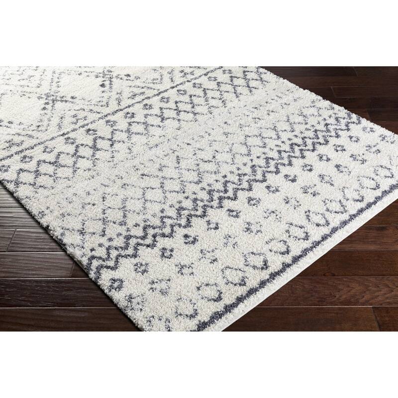 Livabliss Maroc Shag Boho Moroccan Shag Area Rug