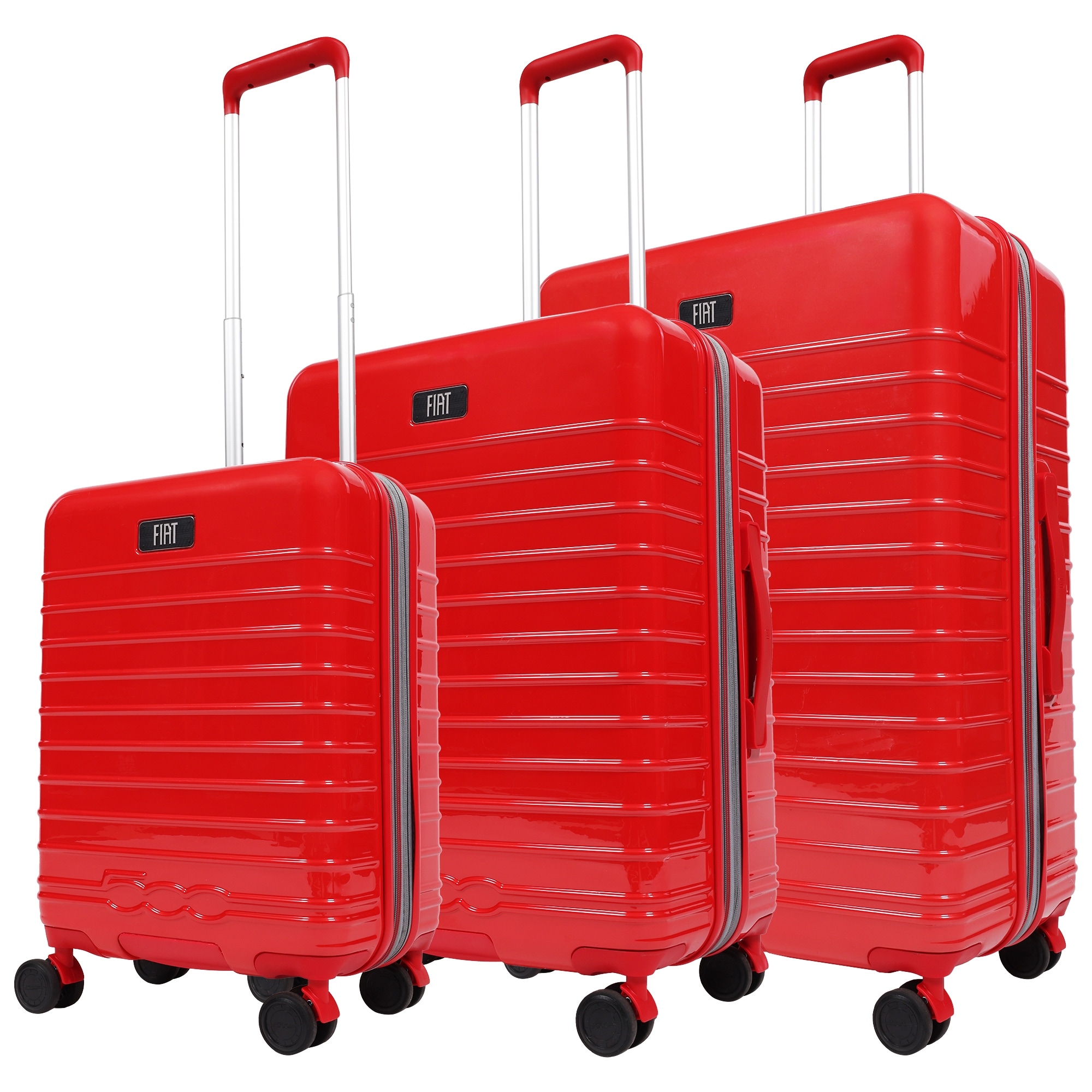 Fiat 500 x FUL 3-Piece Expandable Hardside Spinner Luggage Set - 22", 26.5", 31.5"