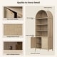 preview thumbnail 8 of 22, Ingenious Arc - Topped Multifunctional Storage Bookcase