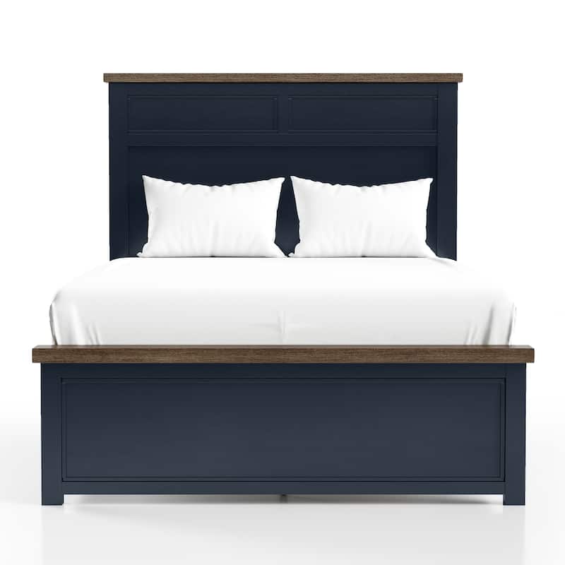 Furniture of America Althea Modern Farmhouse 3-Piece Wood Kids Panel Bedroom Set