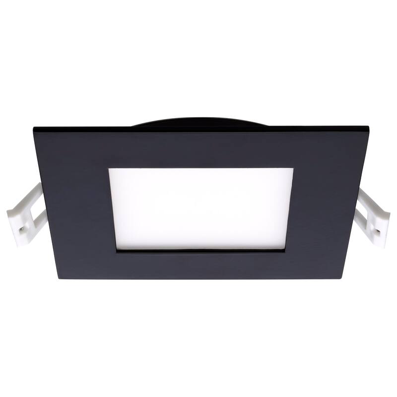 10W LED Direct Wire Downlight Edge-lit 4In CCT Selectable 120V Dimmable Square