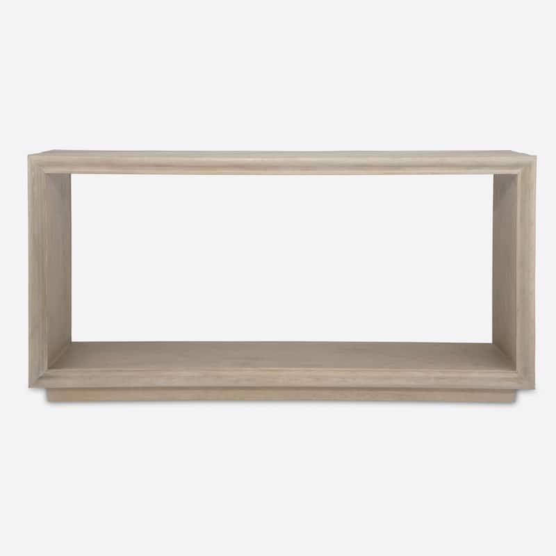 Uttermost 24757 Prism 60" Wide Oak Veneer Console Table - Light Oak