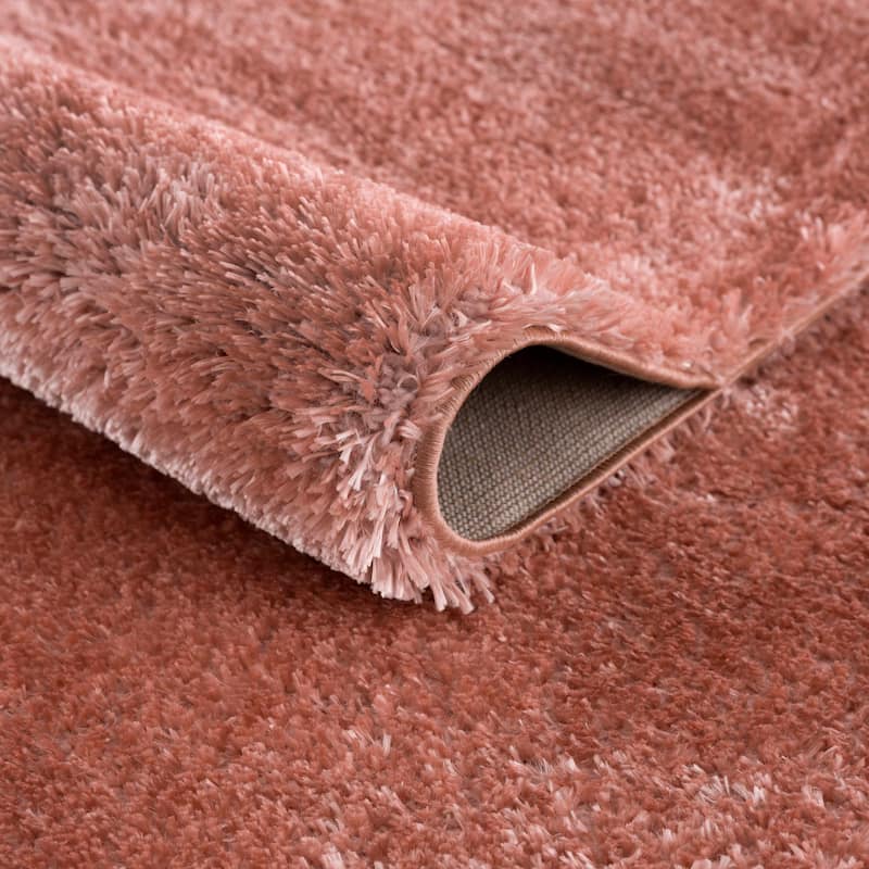 Hauteloom Heavenly Solid Shag Shaggy High Pile Area Rug