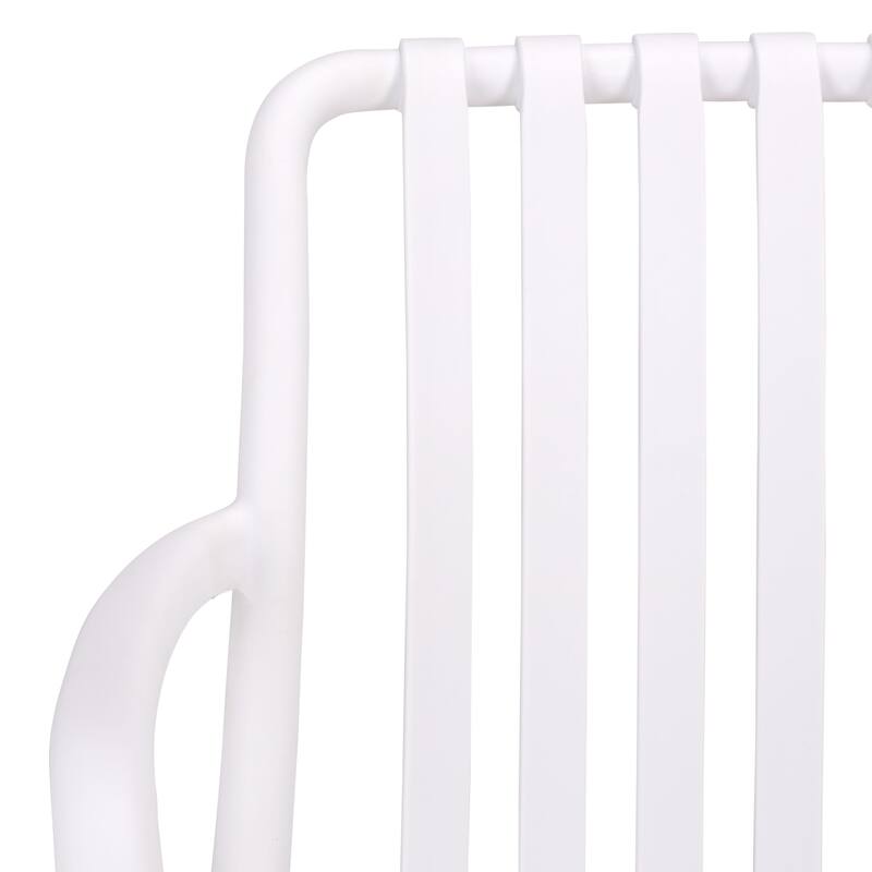 SAFAVIEH Outdoor Living Holly Stacking Dining Armchair (Set of 2) - 22"W x 22"D x 32"H