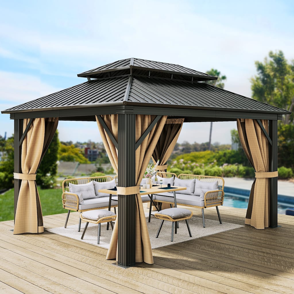 Outdoor Metal Canopy Gazebo