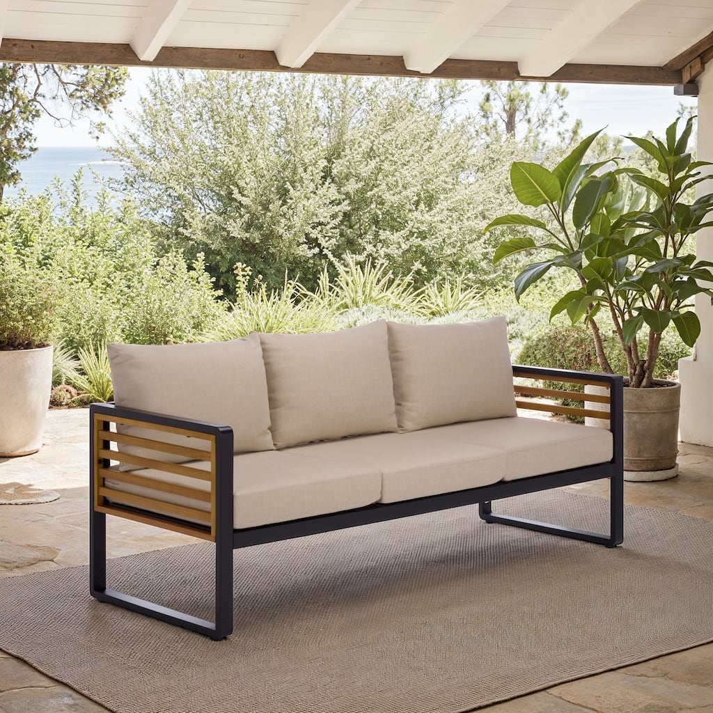 SAFAVIEH Outdoor Living Baker 3-Seater Sofa