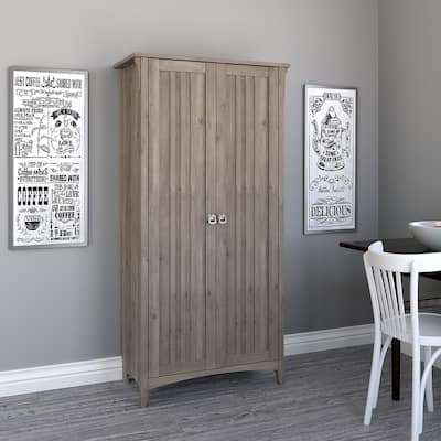 Bush Furniture Salinas Kitchen Pantry Cabinet with Doors