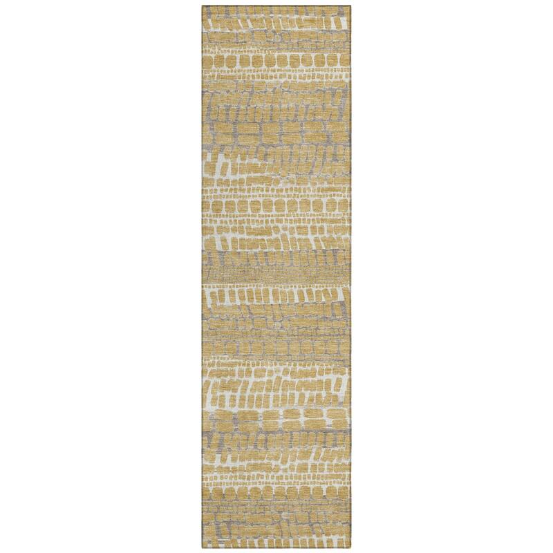 Machine Washable Indoor/ Outdoor Modern Winfield Chantille Rug