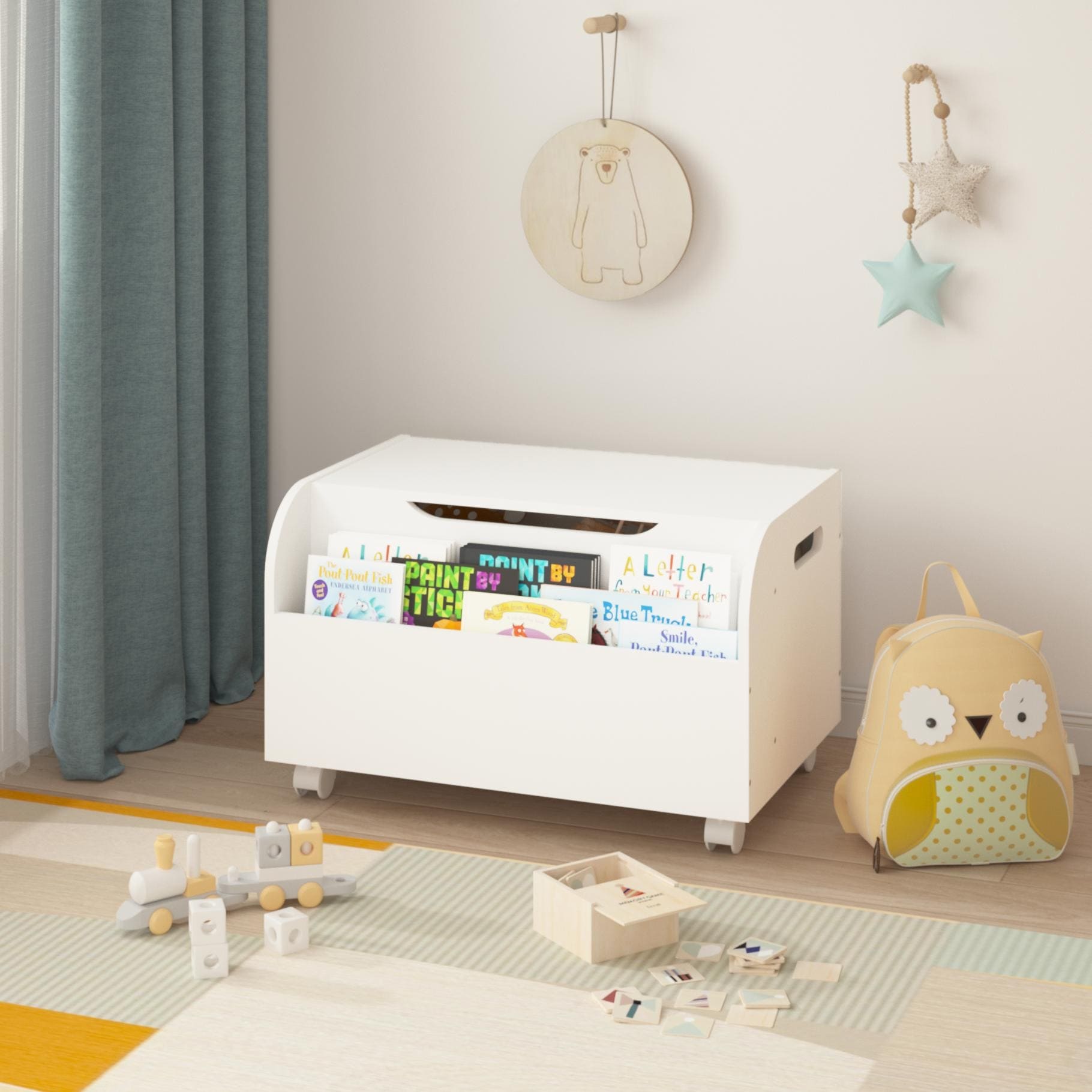 Girls shop toy bench