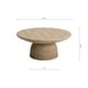 preview thumbnail 31 of 45, Studio London Maddox Single Round Coffee Table Stone Marble Effect
