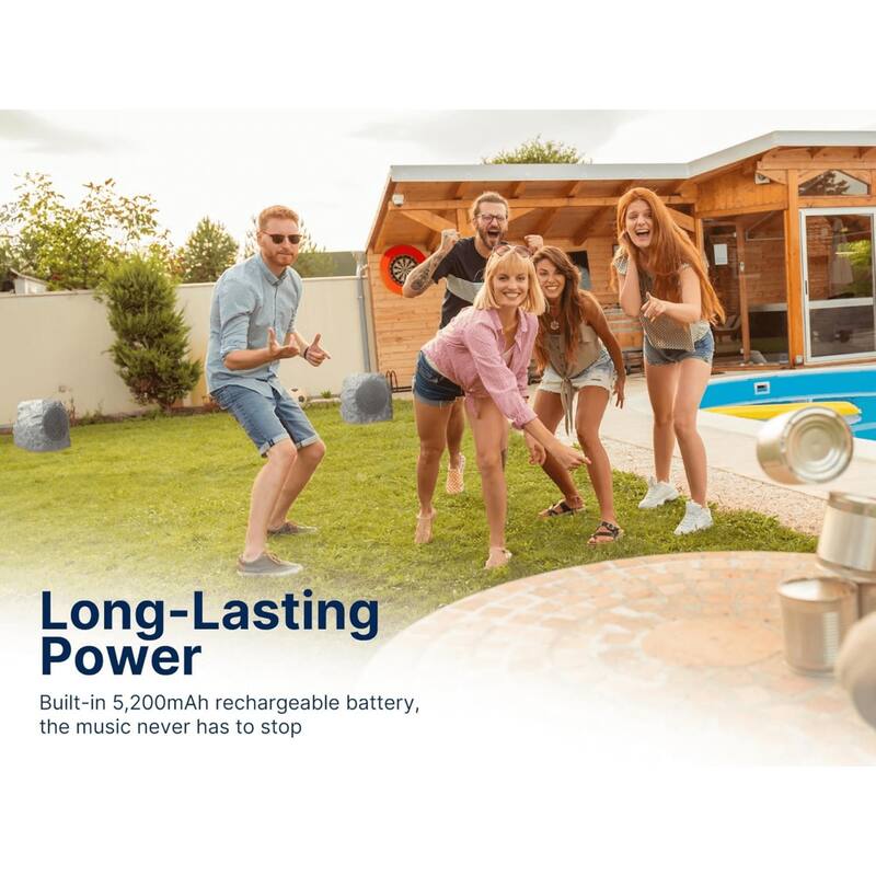 Emerson Rock Party Solar Bluetooth Speaker