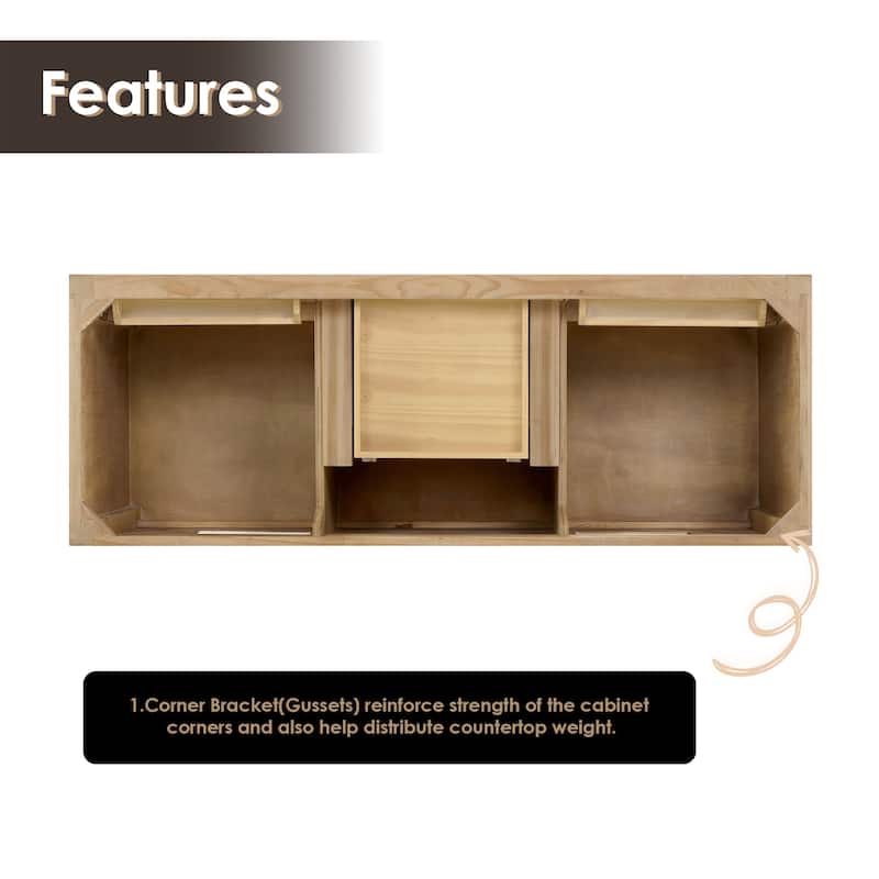 Altair Solana Bath Vanity Base without Top and Sink, no Mirror