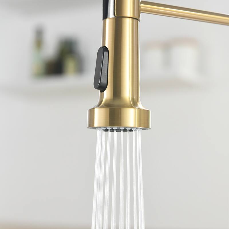 Kitchen Faucet with Battery Control Valve