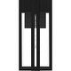 preview thumbnail 2 of 3, Matte Black Outdoor Wall Lantern from the Boswell Collection