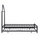 preview thumbnail 10 of 44, Twin Size House Shaped Metal Platform Bed with Trundle