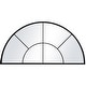 preview thumbnail 1 of 5, Uttermost Rousseau Iron Window Arch Mirror