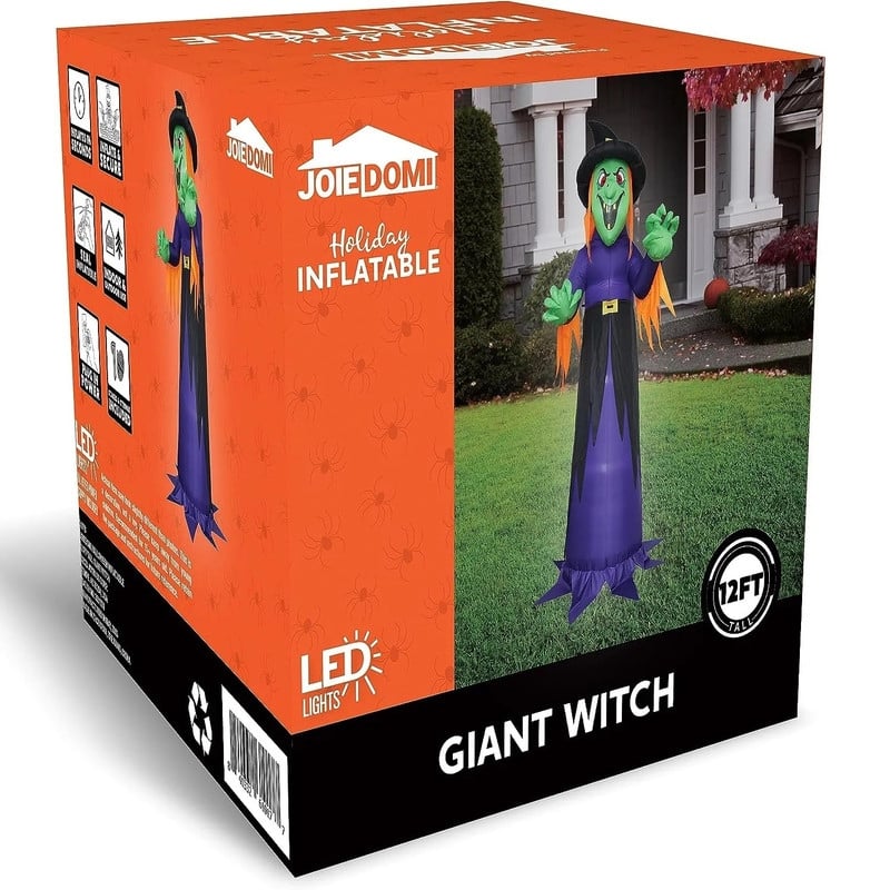 12 FT Halloween Inflatable Witch